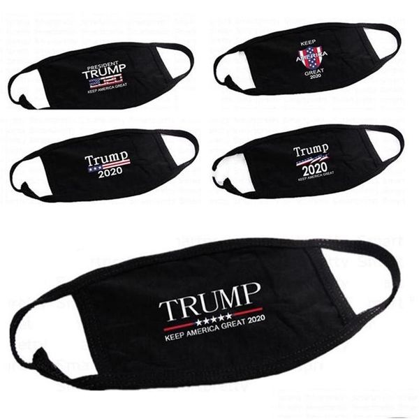 Altri accessori per motociclette 5 Stili Maschera Trump Maschere in bocca a bocca aperta Anti-Dust UNI American Election States Flag Fashi OTC7H