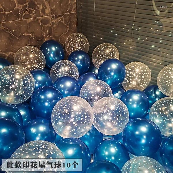 Partydekoration transparenter Druckballon zum Geburtstag voller Stars Hochzeitsszenenlayout