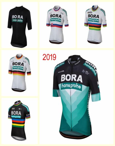 Bora Takımı Bisiklet Kısa Kollu Jersey Bisiklet Jersey Mens Kısa Kollu Hızlı Kuru Jersey Ropa Ciclismo Bisiklet Giysileri B6109224138