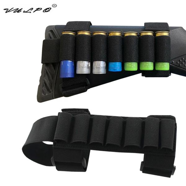 Holsters Vulpo 1000D Nylon 7 Rounds Tactical Shool a guscio di fucile a guscio di cartuccia per la caccia per la caccia