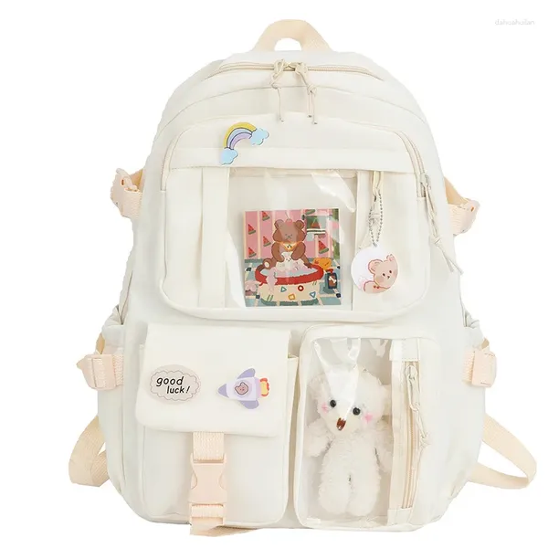 Backpack Canvas School School for Teenage Girls Boys Study Book Women Laptop Rucksack School Bags Travel Bagpack