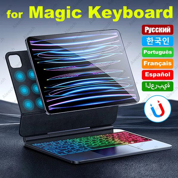 Für iPad Air 4 5 Case Magic Keyboard 10. Generation Pro 11 -Zoll -Cover -Zubehör Backlight 240424