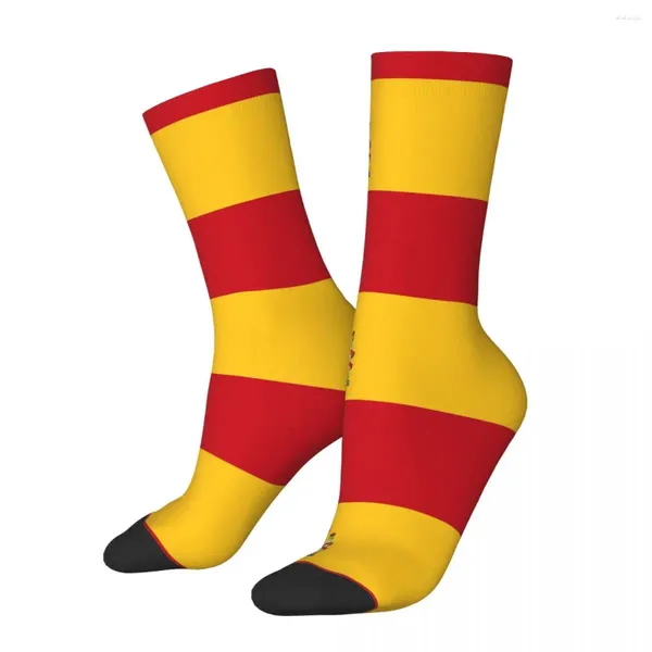 Herrensocken Flagge der Spanien Harajuku Super Soft Strümpfe die ganze Saison über Accessoires für das Unisex -Geburtstagsgeschenk