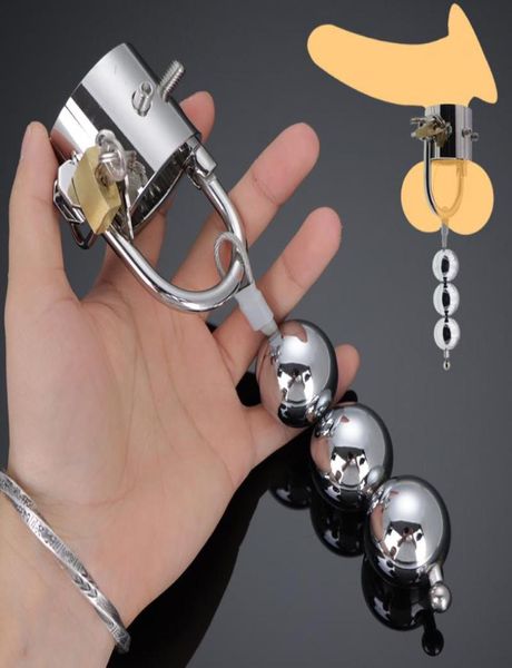 Hockringe Heavy Ball Stretcher CBT Folter Käfig Hodensack Spike Penis Schwanz klingeln Sexspielzeug für Männer Schwulen Masturbator 18Cockrings2169104