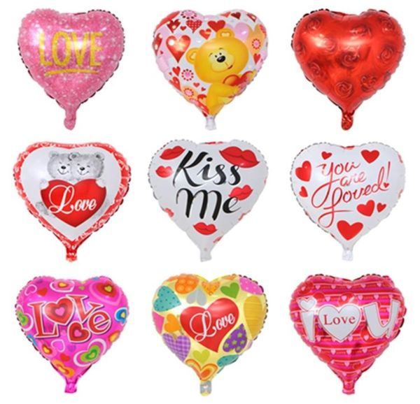 Balões de casamento de Balão de Balão Misto de 18 polegadas I Love You Love You Holiday Balloons Decorative Aluminium Film T2I50021345072