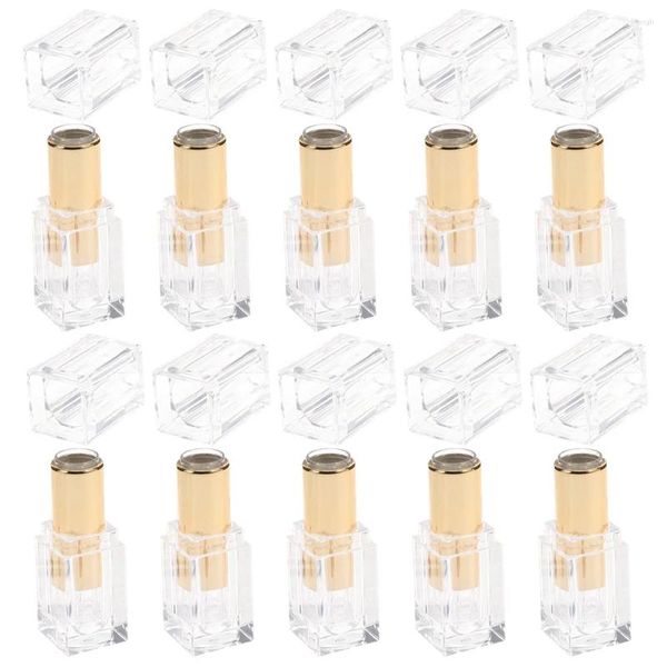 Garrafas de armazenamento 10 PCs Recipientes de brilho labial vazios Kit Small Business Tubos de Tubos de Plástico Diy DIY