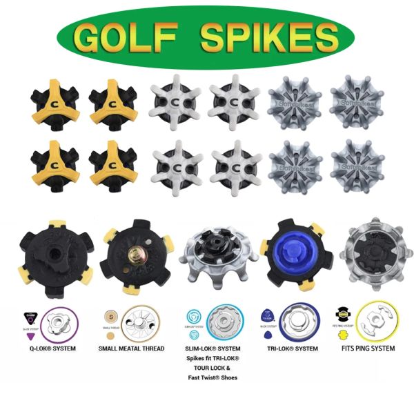 AIDS 30pcs Golfschuh Spikes Entfernung Werkzeug Schwarze Klemm Stufen Steh