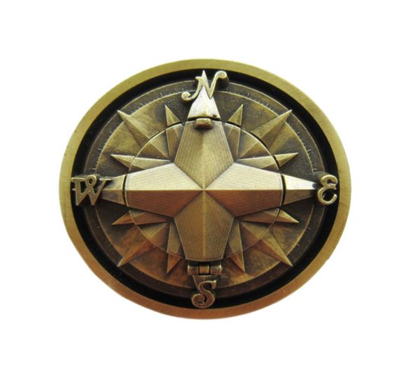 Новая винтажная бронзовая накрытая пряжка для звездного ремня Compass Gurtelschnalle Boucle de Ceinture9753558