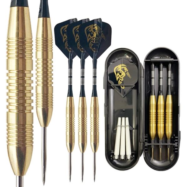 Dardos 14pcs 160 mm Dices de aço Darts 23 gramas Conjunto de metal Placa de eixo de alumínio com eixos de alumínio voos padrão