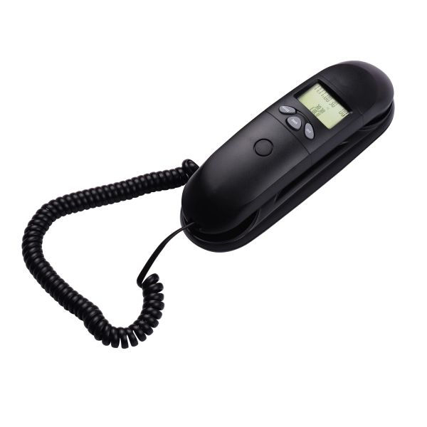 Zubehör Mini Trimline Corded Phone feste Telefon Schreibtisch Festnetz Telefon Wand montierbar mit Display Caller ID Redial für Hotelbüro