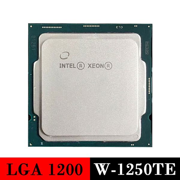 Processador de servidor usado Intel Xeon W-1250TE CPU LGA 1200 1250TE W1250TE LGA1200