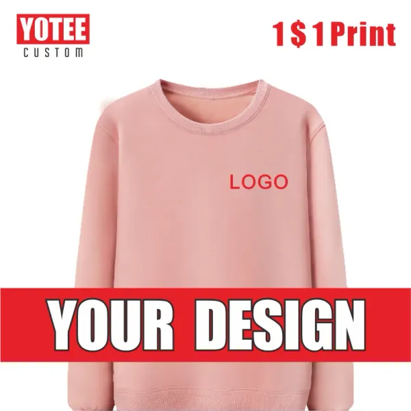 Spezza di felpe yotee2021 con cappuccio spesse felpe felpe benedone con cappuccio da donna logo fai -da -te gruppo personalizzato gruppo ricamo personalizzato personale unisex