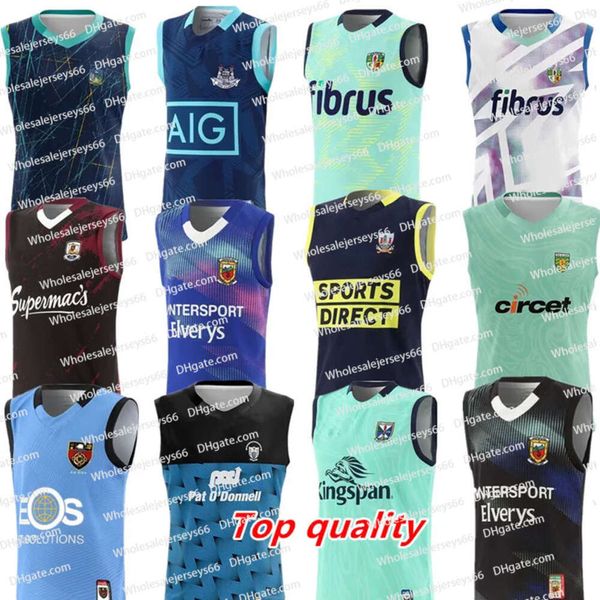 Nuovo stile 23 24 GAA Rugby Jersey Leisure Sports Vest 2023 2024 All Team Kerry Mayo Limerick Galway Dublin Down Cork Clare Cavan Antrim Singlet Maglie