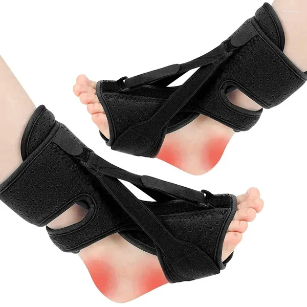 Aksesuarlar Plantar Fasiit Gecesi Splint-Yükseltme 3 Ayarlanabilir Ayak Ayrışma Brace Kayışları Splint Kadın Erkekler