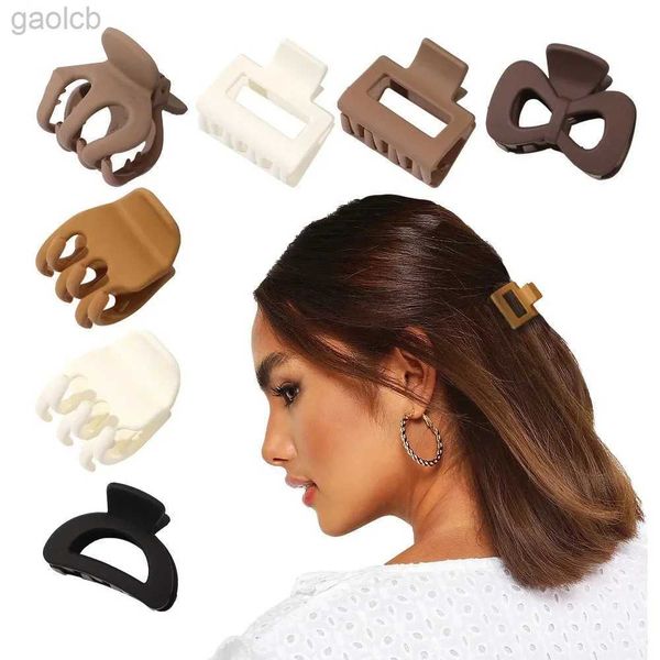 Клипы для волос Barrettes Новая мода маленькая геометрия Solid Color Clip Hairpin Barrettes для женщин аксессуары для женщин.