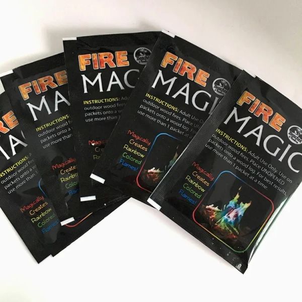 Ferramentas 5 pcs.LOT FLAMES COLORIAS 15G MAGIC FIRE SUBRAVEN FERRAMENTAS