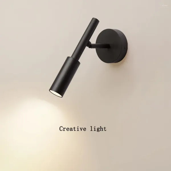 Wandlampe LED Lesen Sie Licht für Schlafzimmer El Night Book Verstellbares Rotaion minimalistischer Rampenlicht