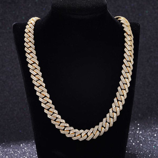 Hot Sale Style Moissanite Chain S925 Sterling Silver Style Hiphop Colar Chain Link Chain para homens