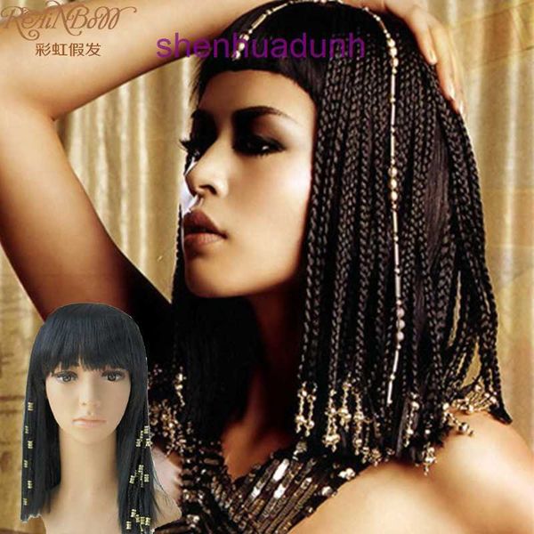 Halween cosplay Wig faraoh Dynasty Queen of Egypt Dance Performance Props