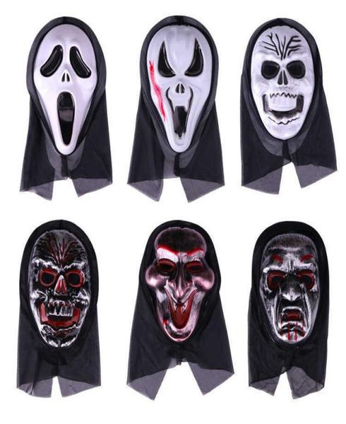 Maschera di Halloween Horror Haloween Masquerade Party Ghoshing Ghost Mask Decor Bat Bat Felice Halween Party Decor 2021 Q08064888145