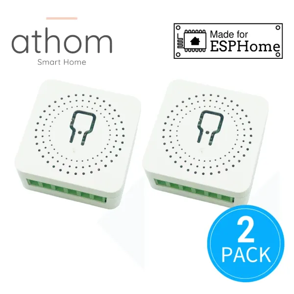 Home Athom preflamato ESPHOME Mini Rely Switch 3 Way 16A Funziona con Home Assistant