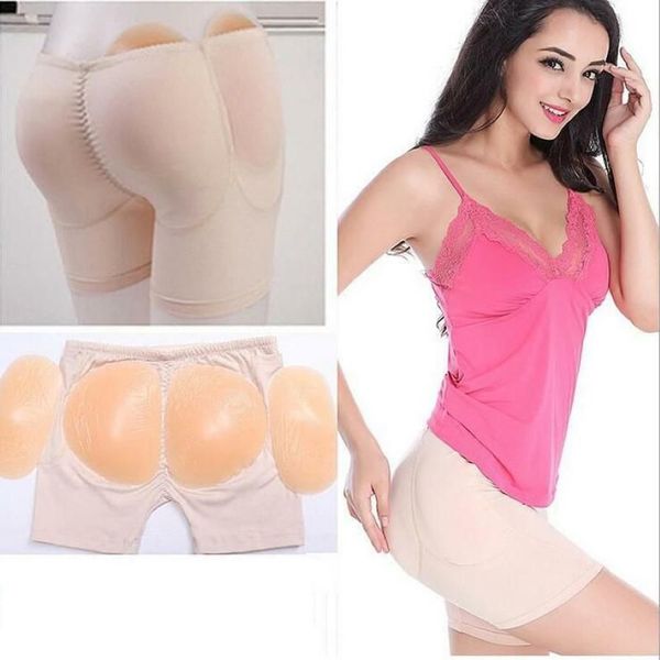 Pad di silicone morbidi e pugili falsi mozziconi per il potenziatore dell'anca cross-besser Shemale cosplay artificiale lattice shapewear s women's 3076