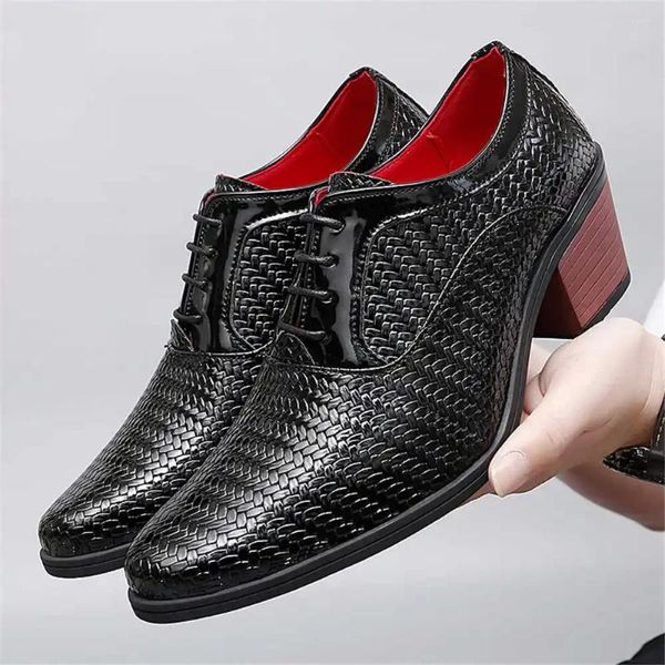 Sapatos de vestido 40-41 elegância para homens saltos de homem de casamento de casamentos solteiros de tênis de tênis SNESKERS PRODUTOS DE PRODUTOS