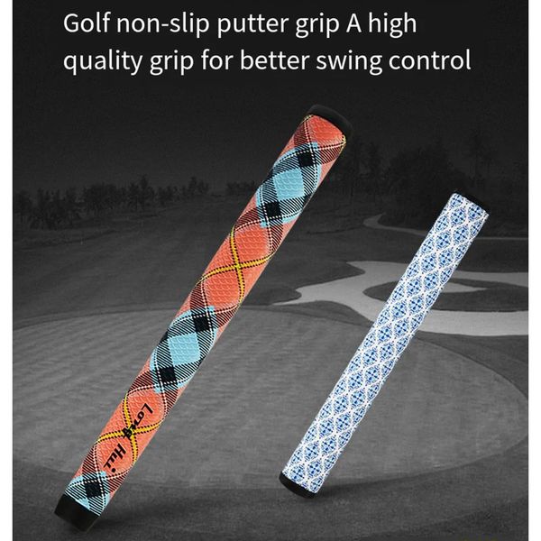 1PCS PGM Golf Club PU Grip Universal Anti Slip Putter Grip Bold e estendido Ultra Light Golf Handle Golf Club Acessórios 240418