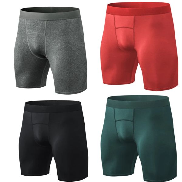 Strumpfhosen Sommerlauf -Shorts Männer mit Telefontasche Männliche Kompression Fahrrad Fitness Fitness Schnell trockener Sport Short Hosen Unterwäsche Leggings Leggings