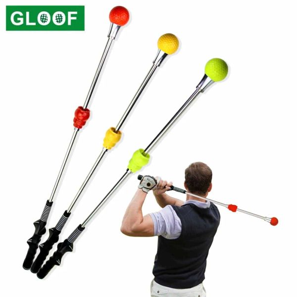 AIDS Golf Swing Trainer AID und Korrektur für Festigkeit Grip Tempo Flexibilitätstrainingsanzug für Innen- und Praxis -Chipping -Treffer