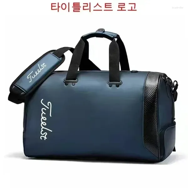 Bolsa de roupas de golfe coreana da moda Bolsa Multi Funcional Sports Double Split Classic para homens e mulheres