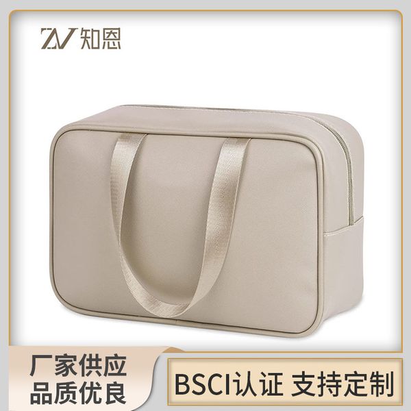 Borsa da toeletta per la Corea Porta per cosmetica portatile grande percorso per viaggi da bagno portatile Borsa di stoccaggio cosmetico