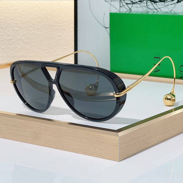 Designer Innovative Sonnenbrille für Männer Frauen 1273 Schutzbrillen Sonnenbrillen Acetat Metall Oval Strand Luxus Sonnenbrille Anti-UV400 Strahlungsschutz