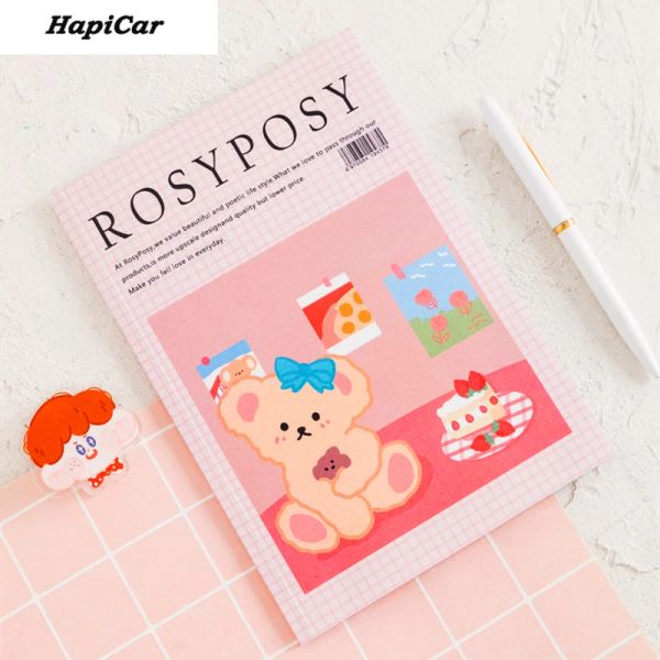 Notes Kawaii Rosyposy Life Series Creative Sticker Notebook Diário Diário Scrapbook DIY decorar adesivos de papelaria escolar