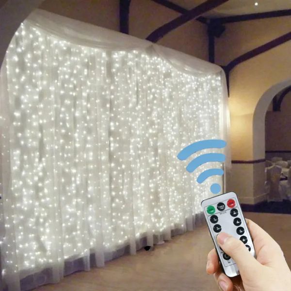 Lambalar 6m/3m usb led perdeler festoon led hafif çelenkler yeni yıl Noel dekorasyonları düğün dekor açık bahçe ışıkları