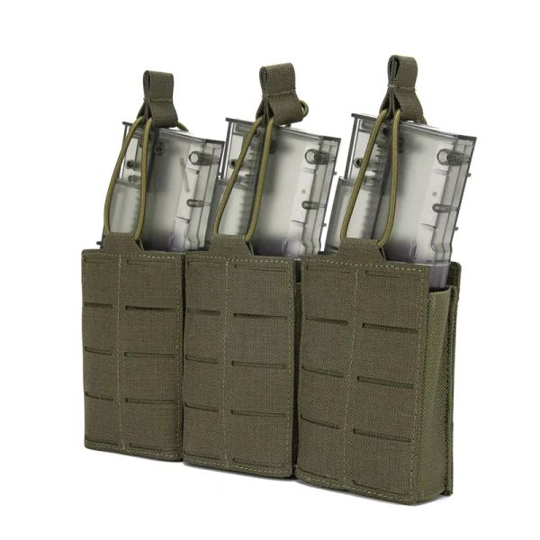 Holster BC Laser Cut Triple Molle Beutel 5,56 mm Mag Militär Triple Molle Pistol M4 Magazine Beutel