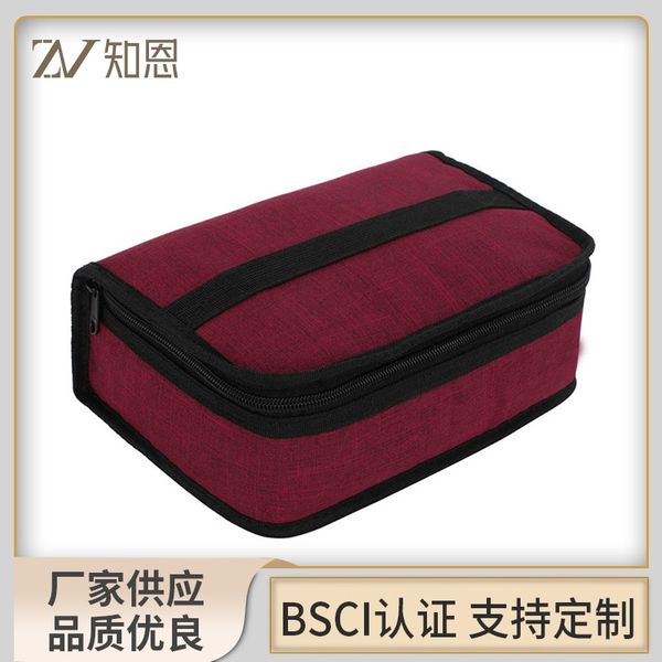 Borsa da isolamento portatile logo stampabile borsetta da picnic da camere da camere per la produzione di ufficio
