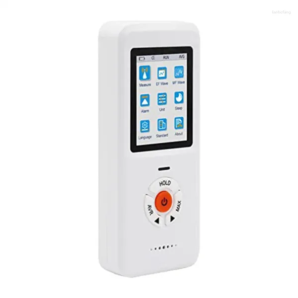 Meter 3in1 wiederaufladbar elektromagnetische Feldstrahlungsdetektor für EF RF MF Handheld Digital EMF mit LCD