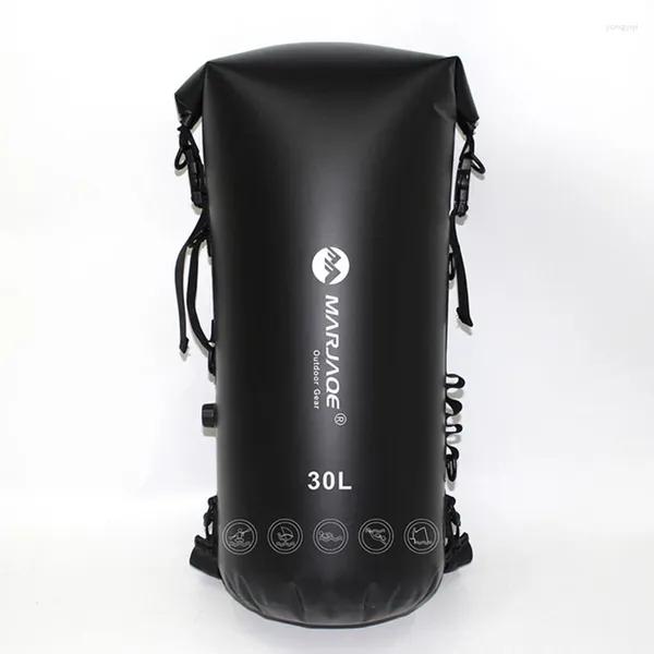 Mochila 30l Bolsa de mergulho à prova d'água de mochila bolsa de natação esportes Drifting totalmente hermético