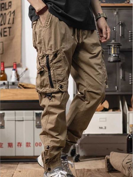 Pantaloni da uomo pantaloni da lavoro in stile americano maschile gamba dritta funzionale urbano sportivo esterno sport tattici casual pantaloni2404