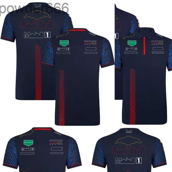 2023 F1 T-shirt Team Racing T-shirt Formula 1 Driver Polo Shirts T-shirts Motorsport Nuova stagionali Assini di abbigliamento Tops Mens Jersey Plus size G956