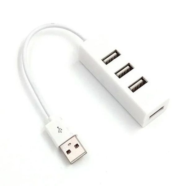 2024 USB Hub3Port Expander Adaptador USB2.0 Hub Multi USB Splitter 2.0 Múltiplo USB2.0 USB-HUB LEITOR