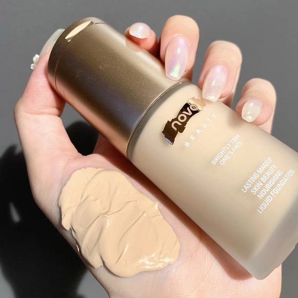 Novo Makeup Foundation da 30 ml morbido opaco morbido a lungo termine correttore Crema di base liquida Fondazione facile da indossare cosmetici per trucco 240410