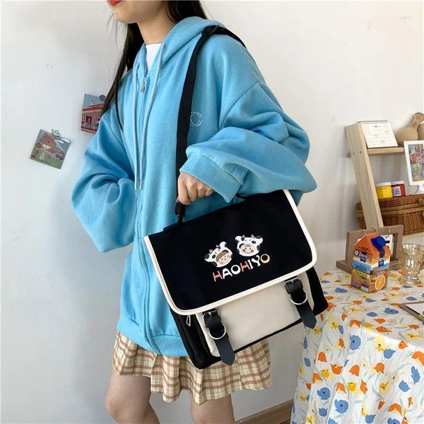 Рюкзак Canvas Messenger Suck Sack School Schoolbag Super Miving японские хараджуку милые девушки