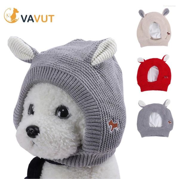 Hundebekleidung gestrickter Hut Winter warm für Welpen Kätzchen Cap Fashion Ohr Design niedliche Haustierkatze Chihuahua York Accessoires