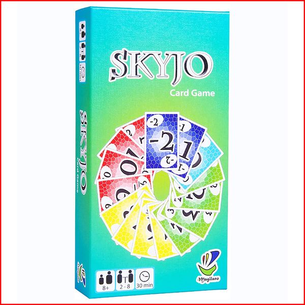 Deniz Nakliye Skyjo Card Party Interaction Eğlence Kurulu Oyunu Aile Öğrenci Yurt İngilizce Versiyonu