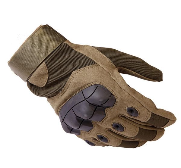 Full Finger Tactical Gloves bewaffneter Kampfpaintball Airsoft Outdoor Sports Gummi -Knöchelhandschuhe Motorradfahrradfahrradhandschuhe6172694