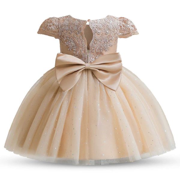 Mädchenkleider Baby Girls Pailletten Sticker Tutu Kleid Kinder Geburtstagsfeier Prinzessin Kleid Ball Kleid Luxuskleid Baby Girls Taufe Kostüme