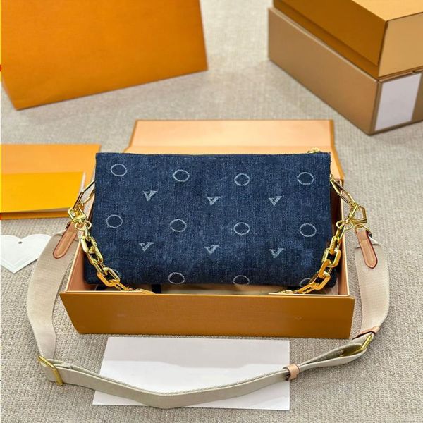 LOULS VOTT Top Top Women Must-Have Borse Coussin Cubble Designer Bag 28 cm Girl Borse Chain Borse Crossbody Borse Borse Sweet Sweet