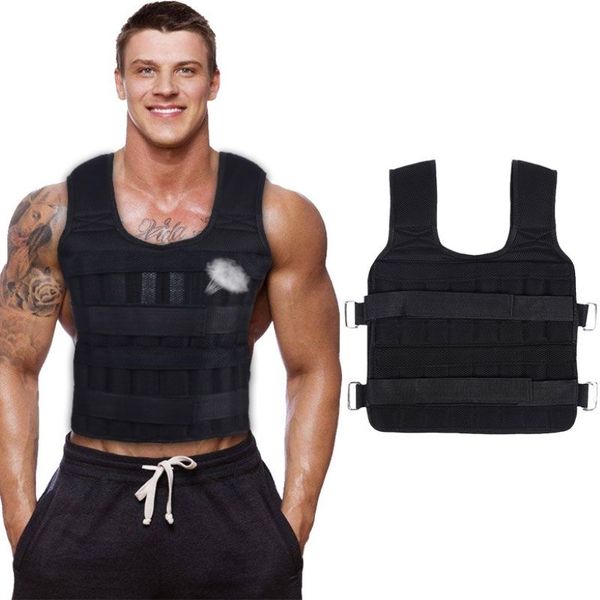 30 kg di carico con peso boxe boxe treno di fitness attrezzatura da palestra Waistcoat regolabile Esercizio sanda sparring Proteggi vestiti di sabbia170z170z